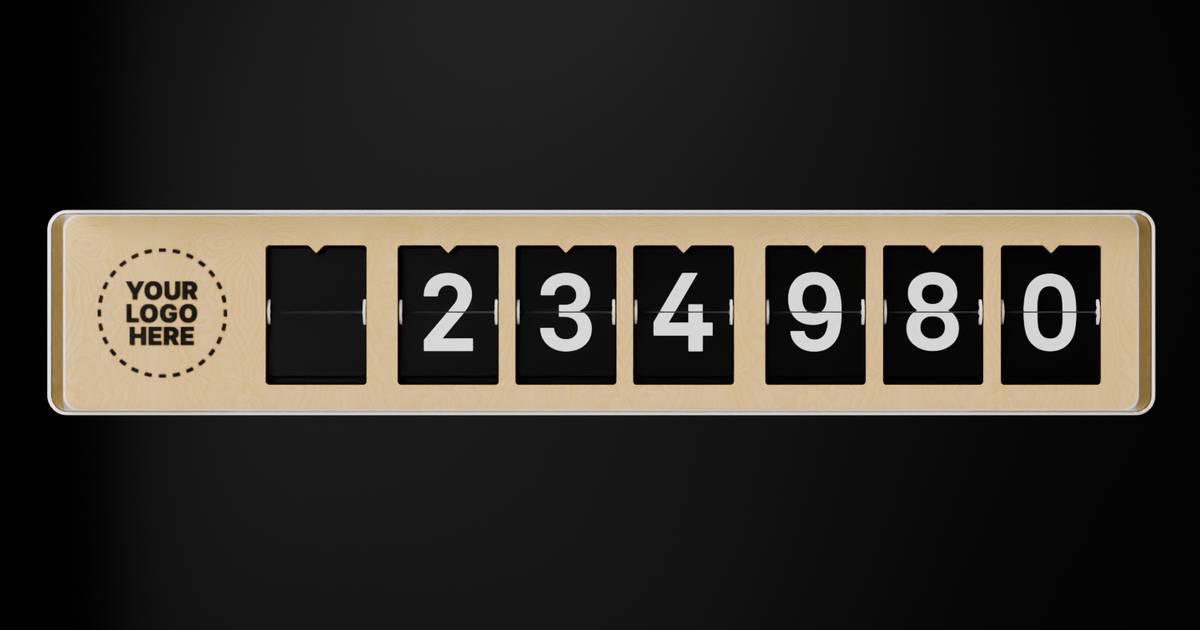 ♪新品未使用♪ 限定 Smiirl Counter 7digits /SNS Smiirl. Custom Counter 7-digit